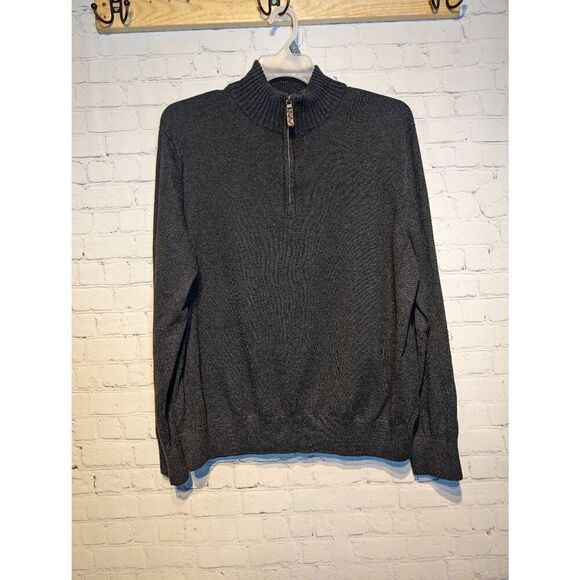 Eddie Bauer quarter zip high collar sweater size xl - Picture 1 of 3